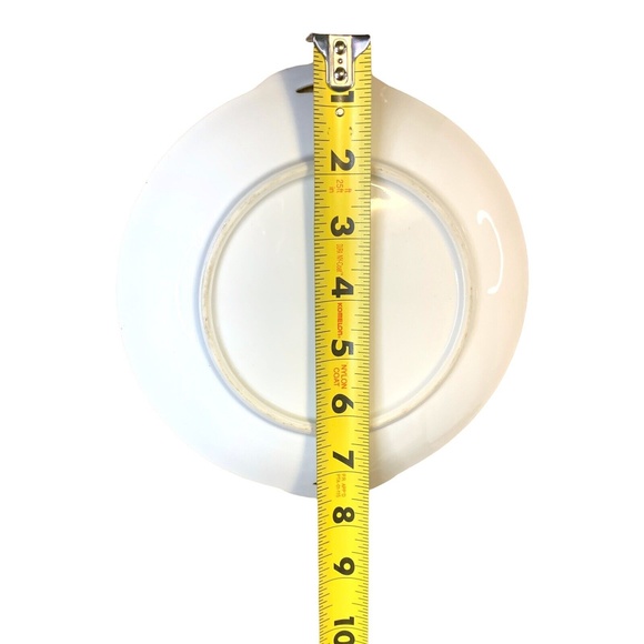 Noritake Hand Painted Plate Signed Morimura 2 Handled Yellow Pink Blossom VTG - Picture 8 of 11